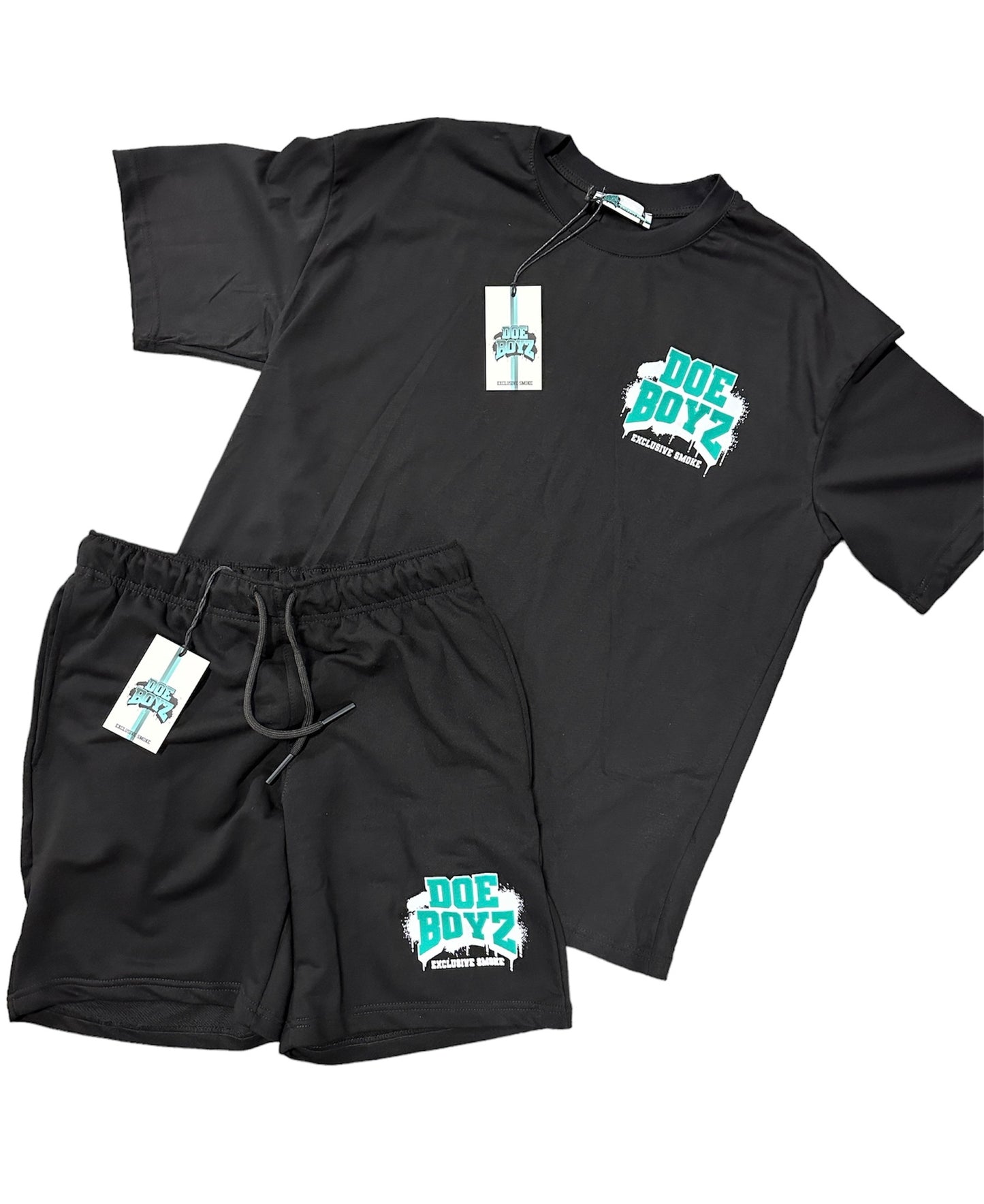 Black T shirt & shorts (set)