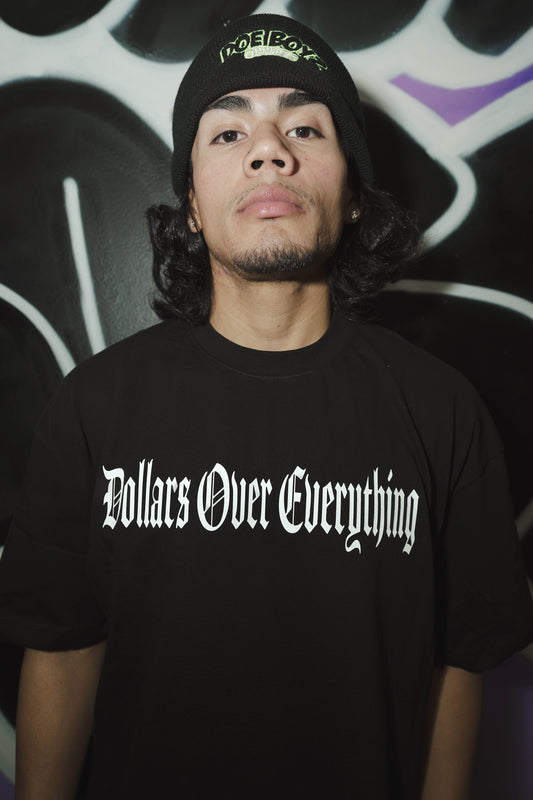 DOLLARS OVER EVERYTHING BASIC T-SHIRT